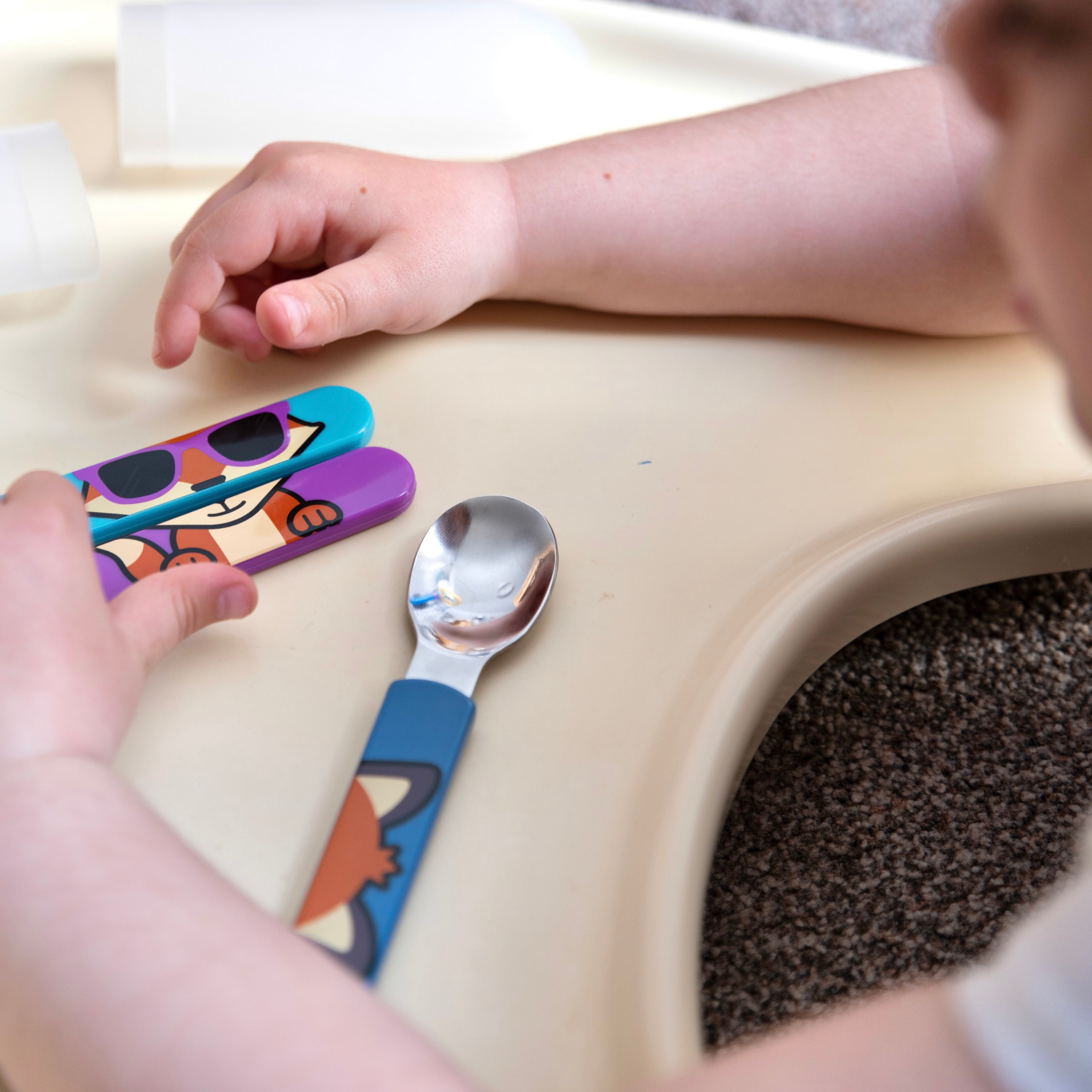 Tum Tum Cutlery Felicity Fox couverts enfant avec étui
