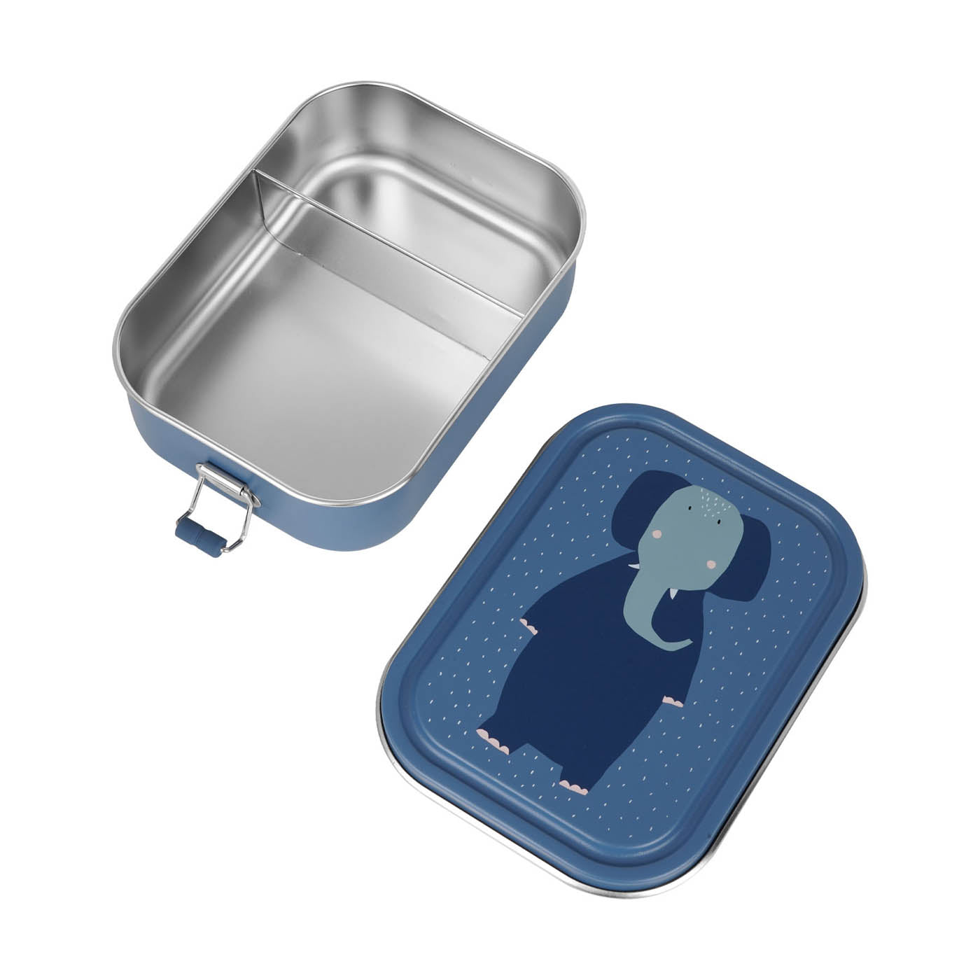 Trixie Baby Boîtes à goûter et boîtes repas Boîte repas grande - Mrs. Elephant boîte inox