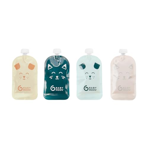Babymoov Isy Babybols gourdes réutilisables 150 ml, lot de 20 sans BPA