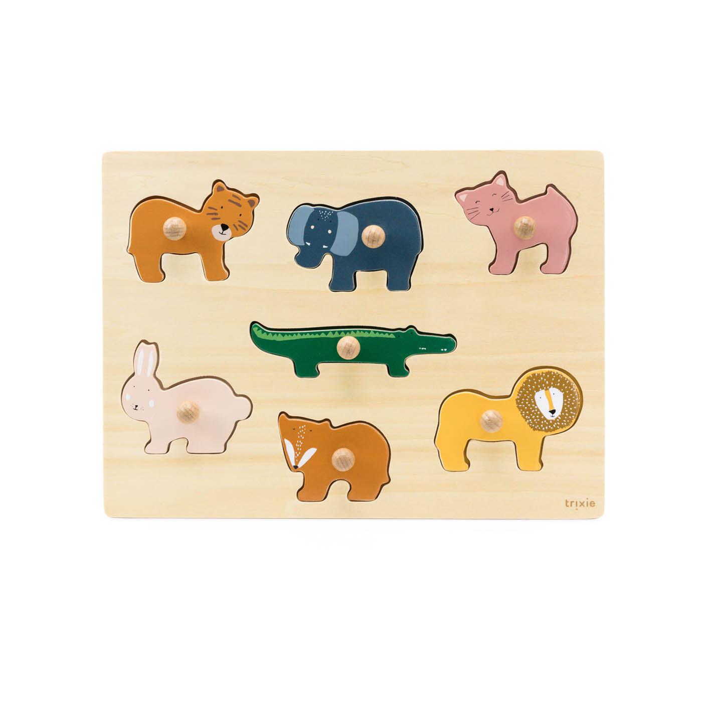 Trixie Baby Puzzle animal en bois 7pcs