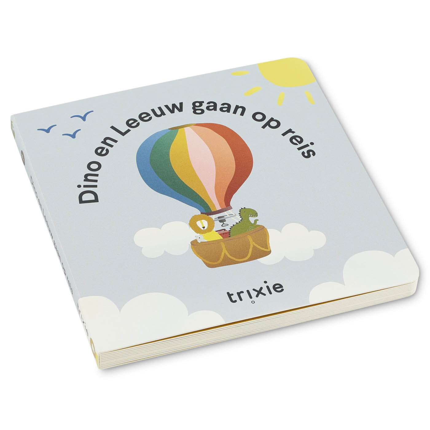 Trixie Baby Jeux, puzzles & livres Livre de conte Dino et Lion partent en voyage NL