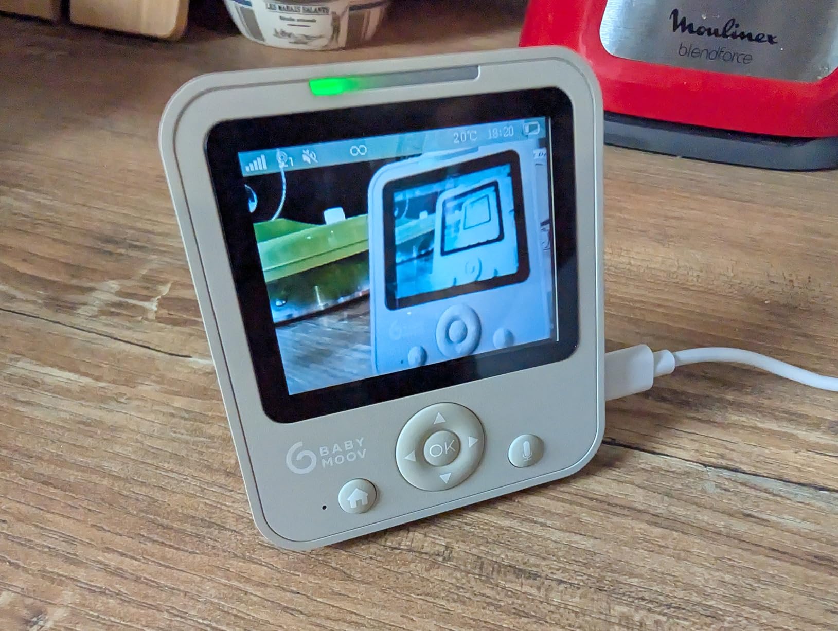 Babymoov YOO Start babyphone vidéo 300 m avec vision nocturne