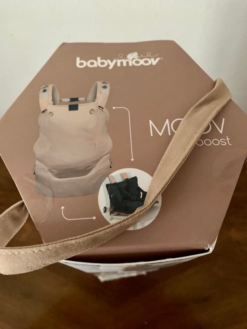 Babymoov Moov & Boost porte-bébé beige évolutif et réhausseur