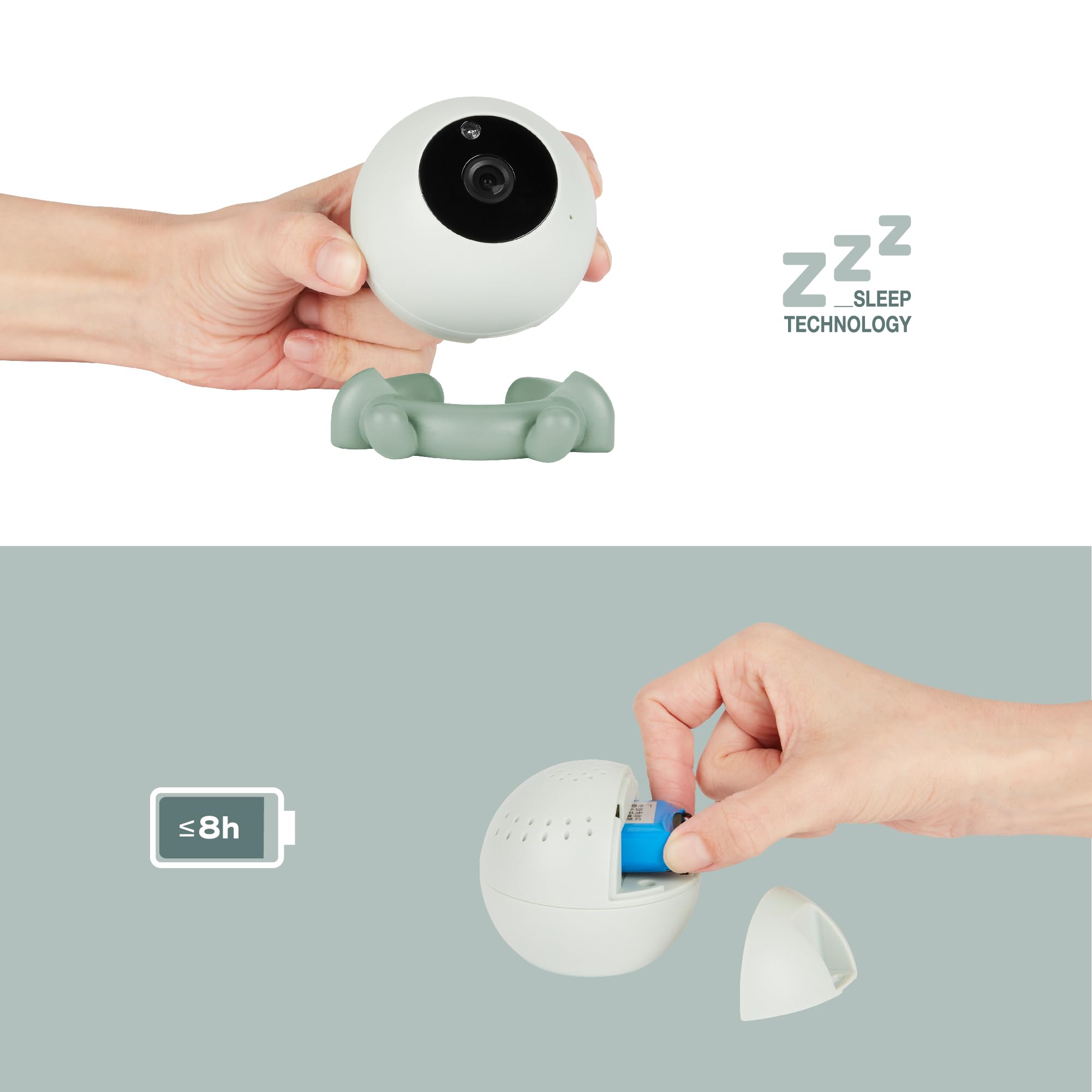 Babymoov YOO Go+ HD caméra additionnelle rechargeable 10 h 8 berceuses