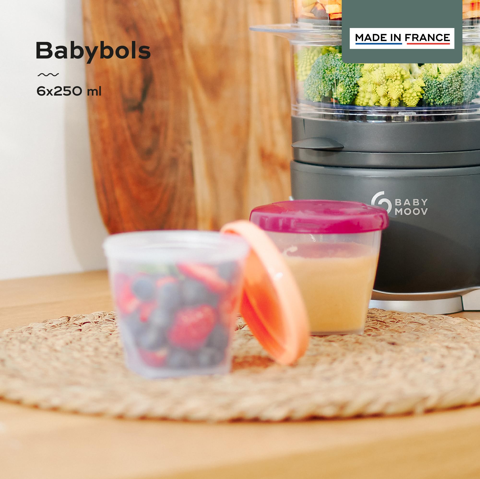 Babymoov Isy / Babybols pots de conservation bébé 6 x 250 ml hermétiques