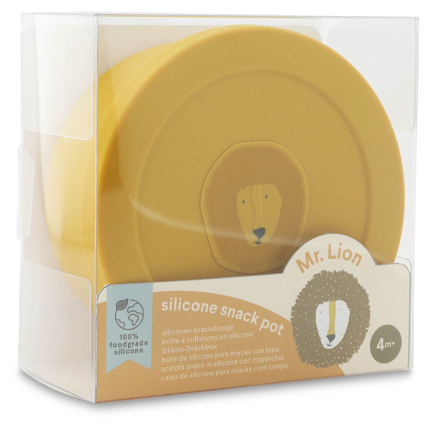 Trixie Baby Boîtes à goûter Mr. Lion silicone