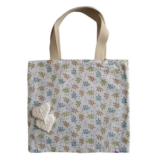 Rose et rêves dorés Sacs divers P’tit tote bag enfant réversible Doux Feuillages