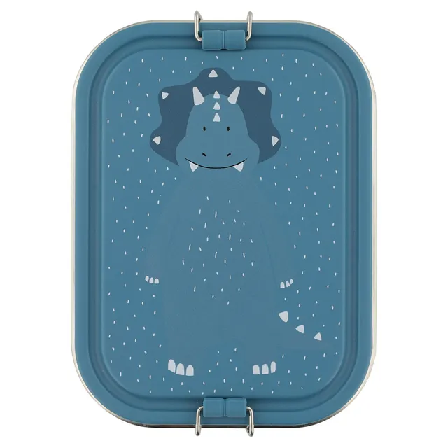Trixie Baby Boîtes à goûter et boîtes repas grande Mr. Triceratops inox