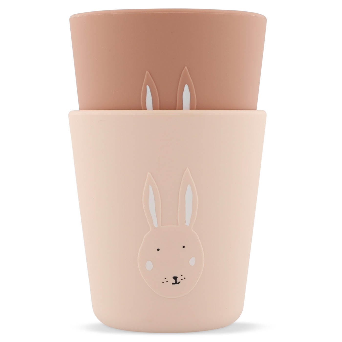 Trixie Baby Tasses et gobelets Mrs. Rabbit gobelets 2 pièces silicone alimentaire