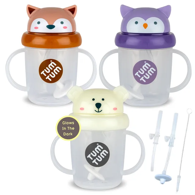 Tum Tum Cups Tippy Up Cups Series 3 Bundle D tasse bébé paille lestée