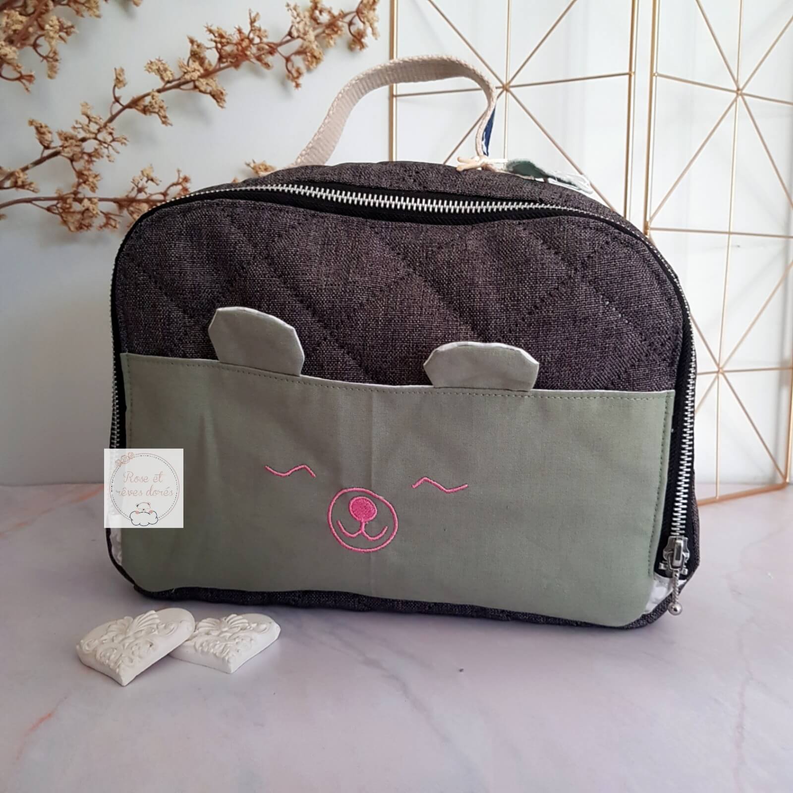 Rose et rêves dorés Sacs divers Valisette Marmelade
