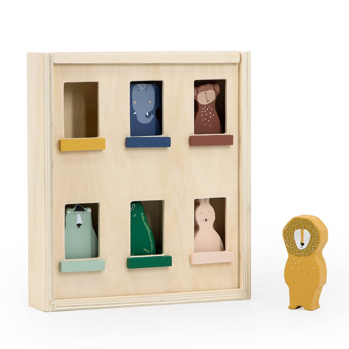 Trixie Baby Jeu symbolique Appartement en bois animaux