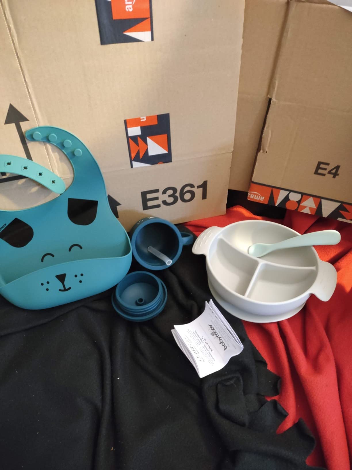 Babymoov Learn'ISY coffret repas Renard Terracotta 15-24 mois