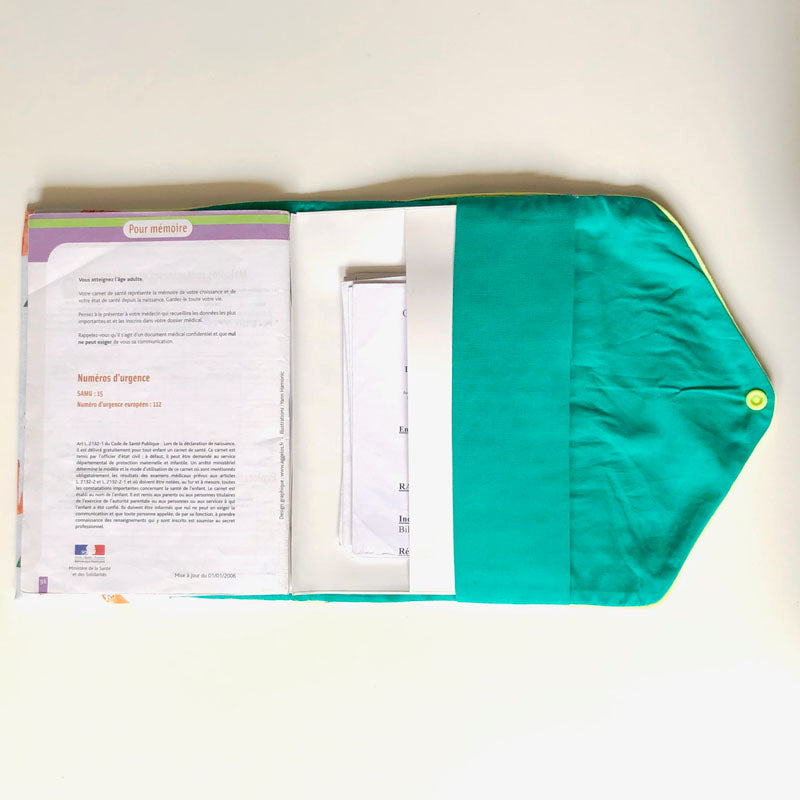 PIOLOU La pochette pour carnet de santé Pochette carnet de santé renard