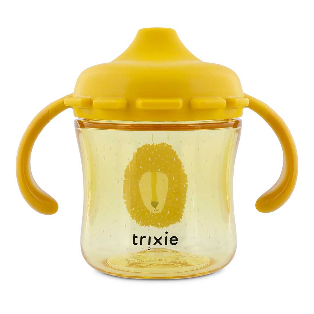 Trixie Baby Tasses et gobelets Tasse d'apprentissage avec poignées Mr. Lion, anti-fuite