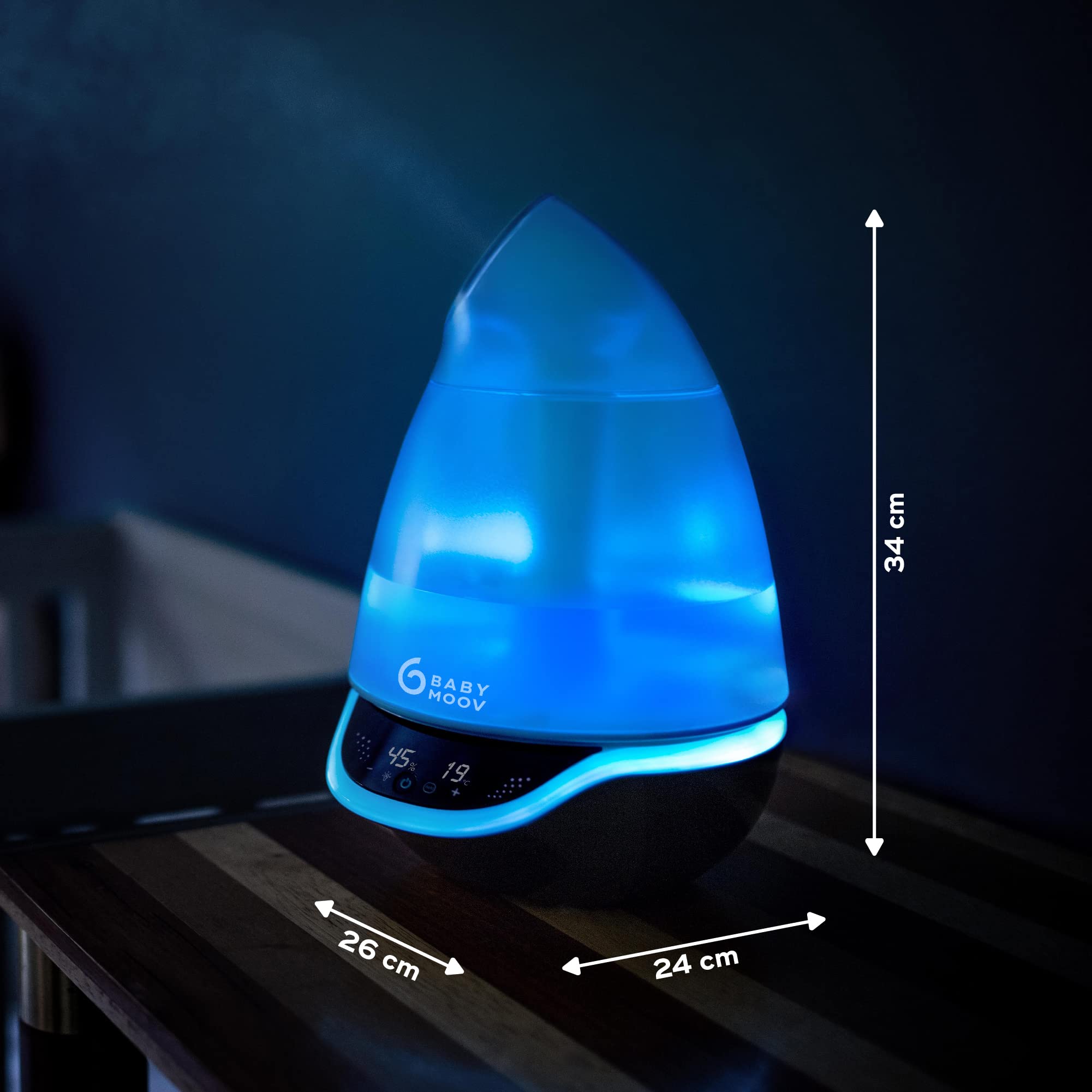 Babymoov YOO Hygro(+) humidificateur bébé vapeur froide 2,5 L
