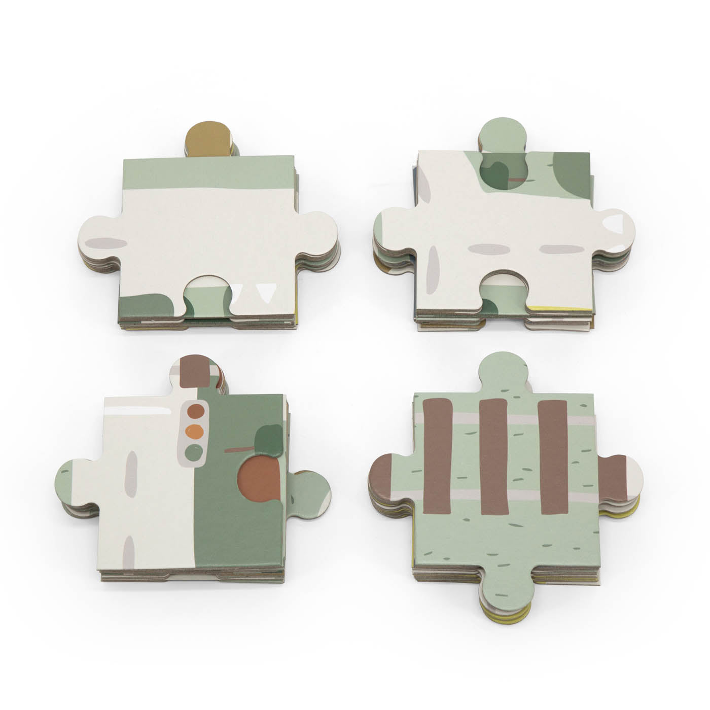 Trixie Baby Jeux, puzzles & livres Puzzle route avec accessoires puzzle