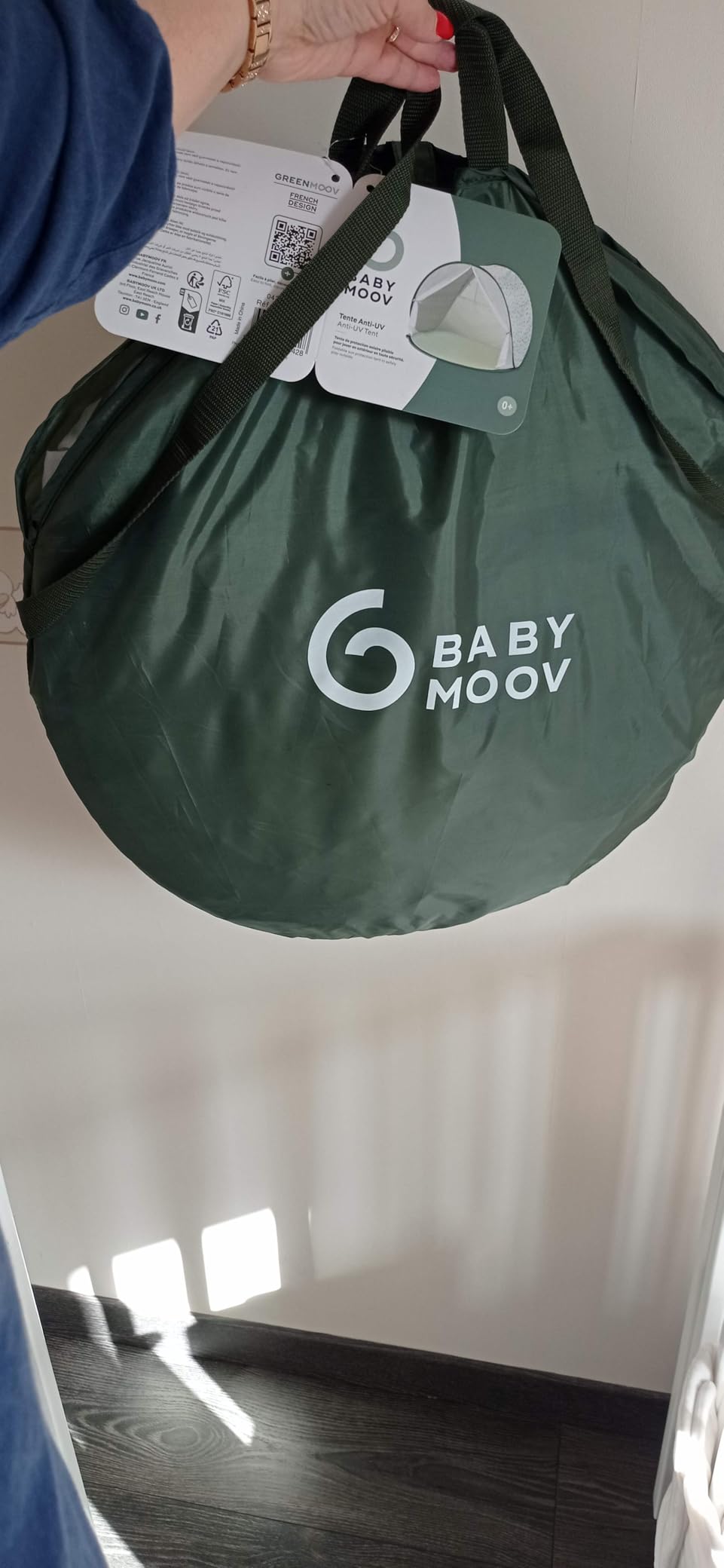 Babymoov Moov / Moov & tente anti-UV bébé Blue Waves FPS 50+