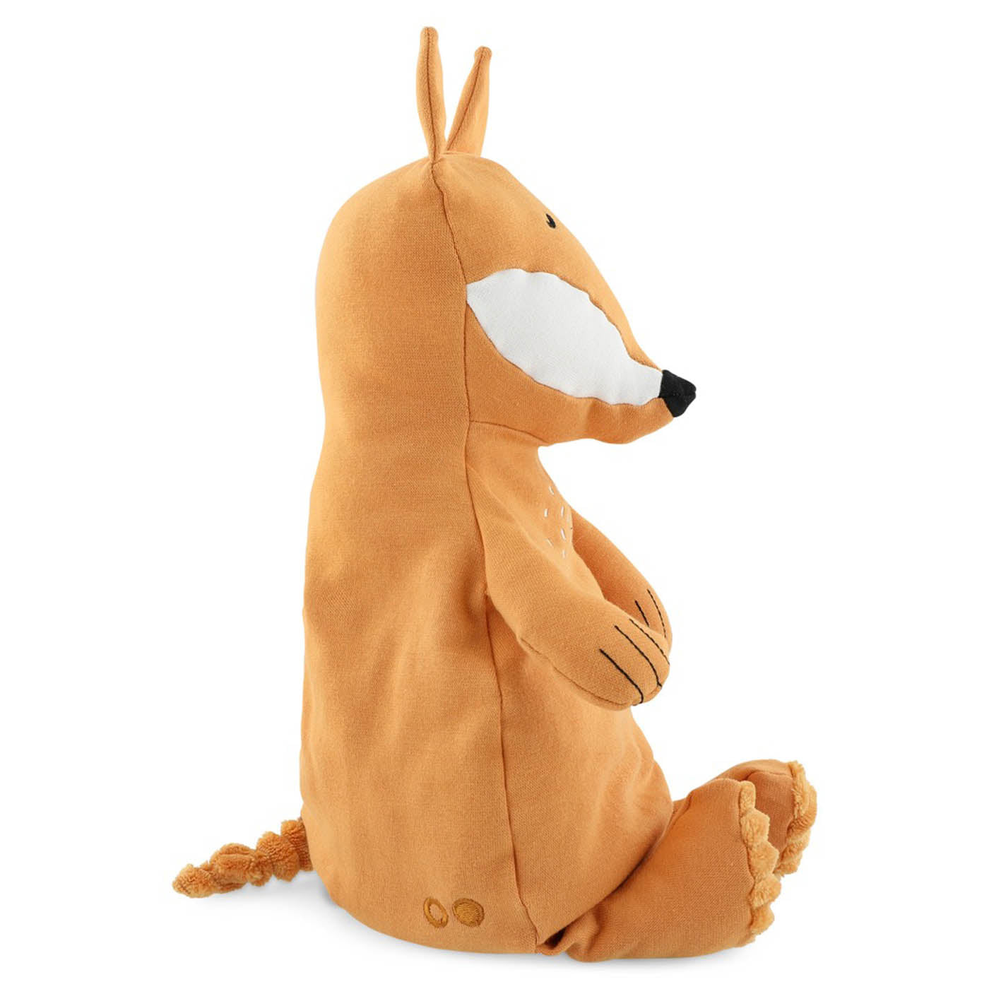 Trixie Baby Premiers jouets Peluche grande Mr. Fox 38 cm coton bio
