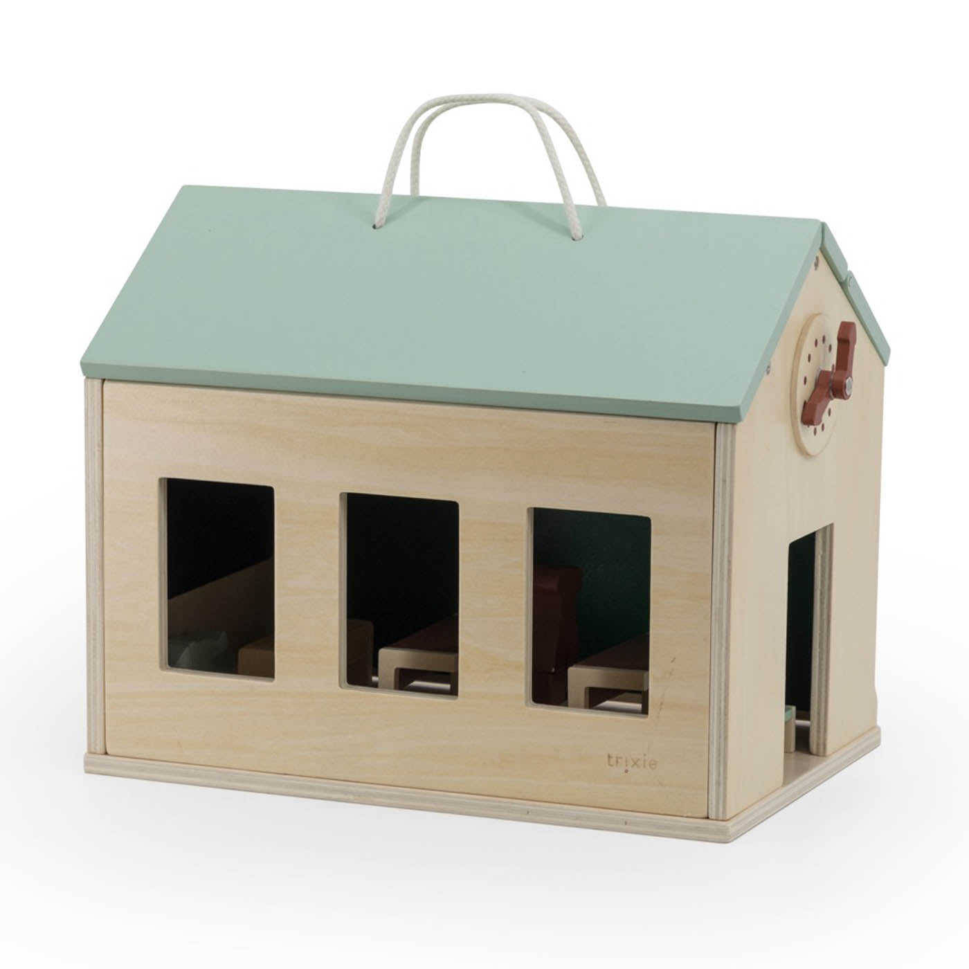 Trixie Baby Jeu symbolique École en bois avec accessoires jeu école
