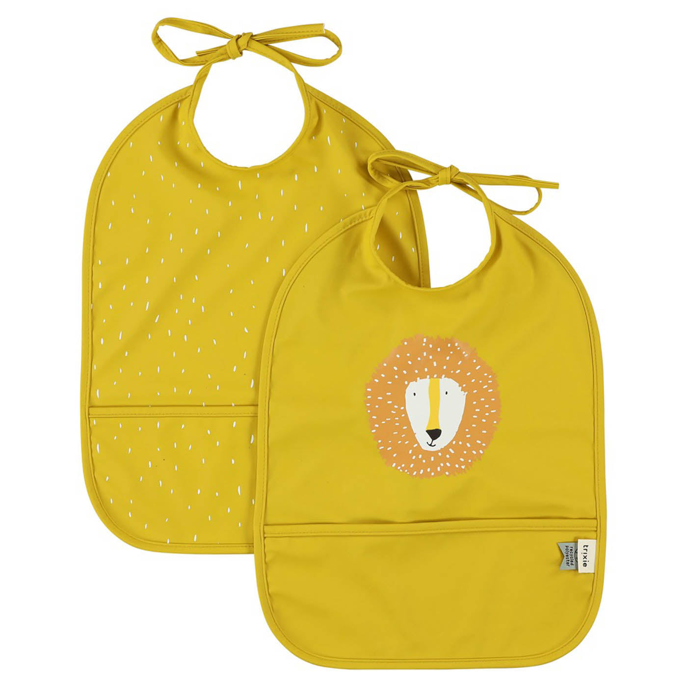 Trixie Baby Bavoirs Bavoir imperméable 2 pièces Mr. Lion