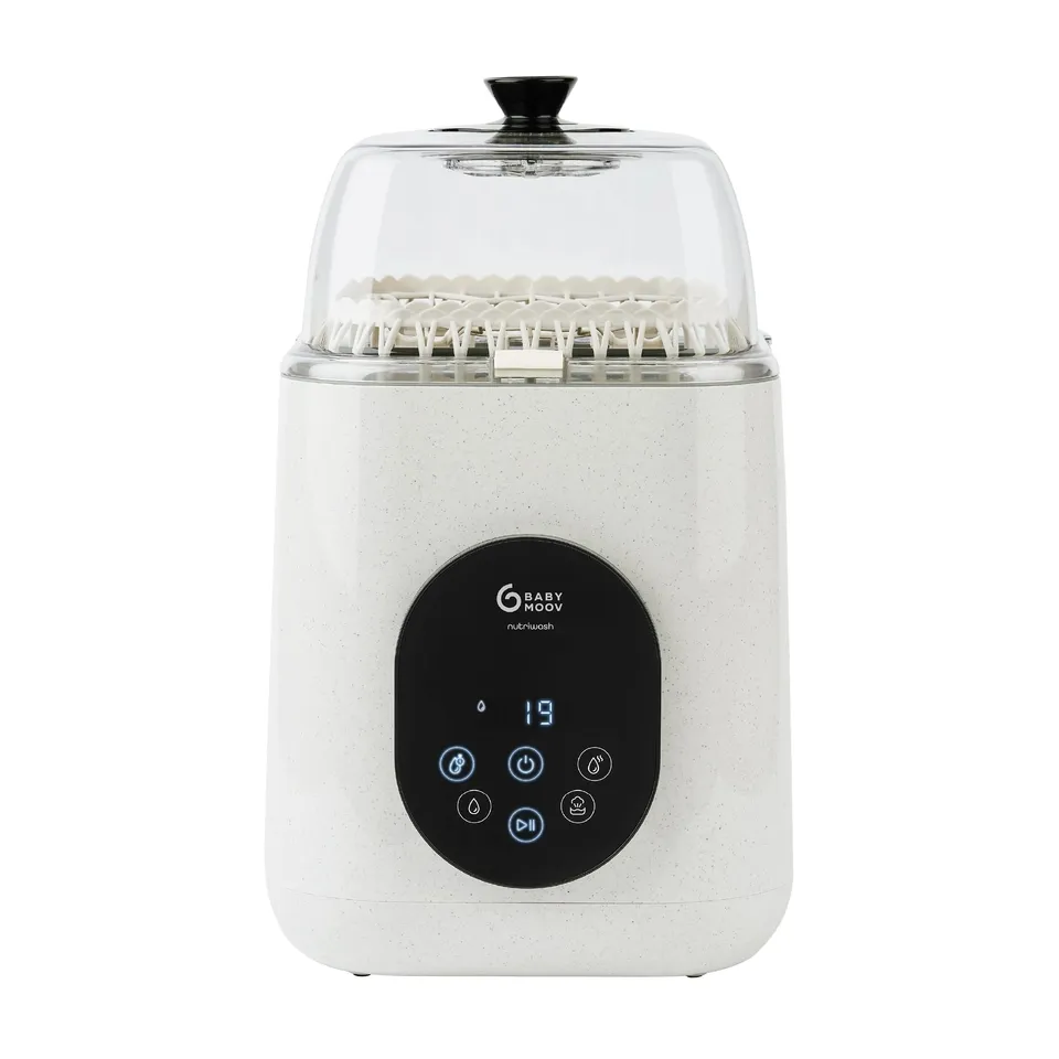 Babymoov Nutribaby / Duo Meal NutriWash lave-biberon électrique 4-en-1 beige