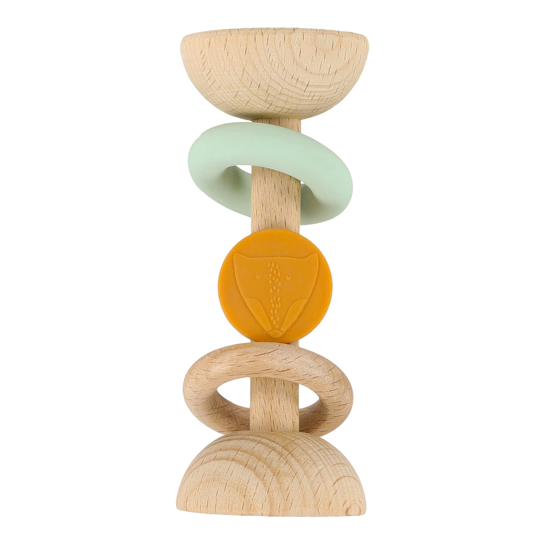 Trixie Baby Mr. Fox hochet silicone et bois
