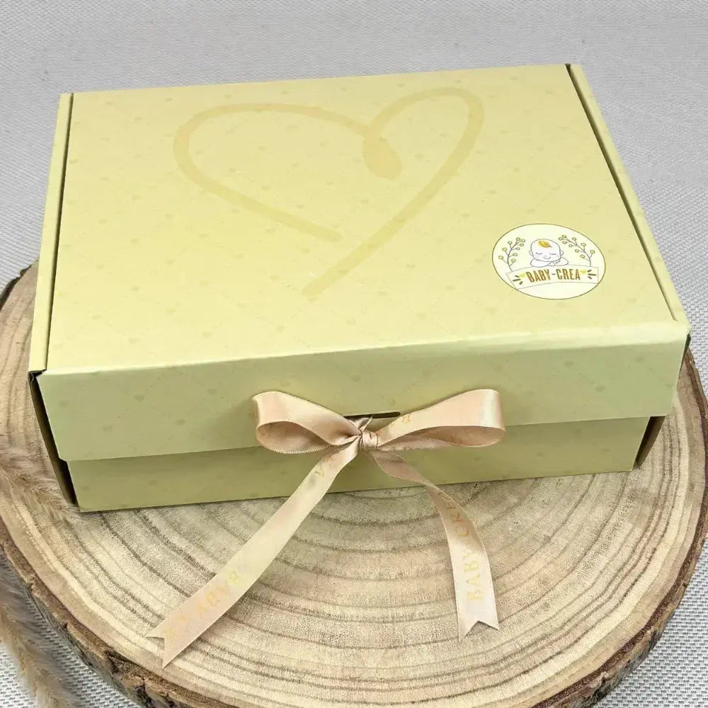 Baby-Crea Coffret naissance personnalisé Assiette Crabe, Attache & Anneau Dauphin bleu marine