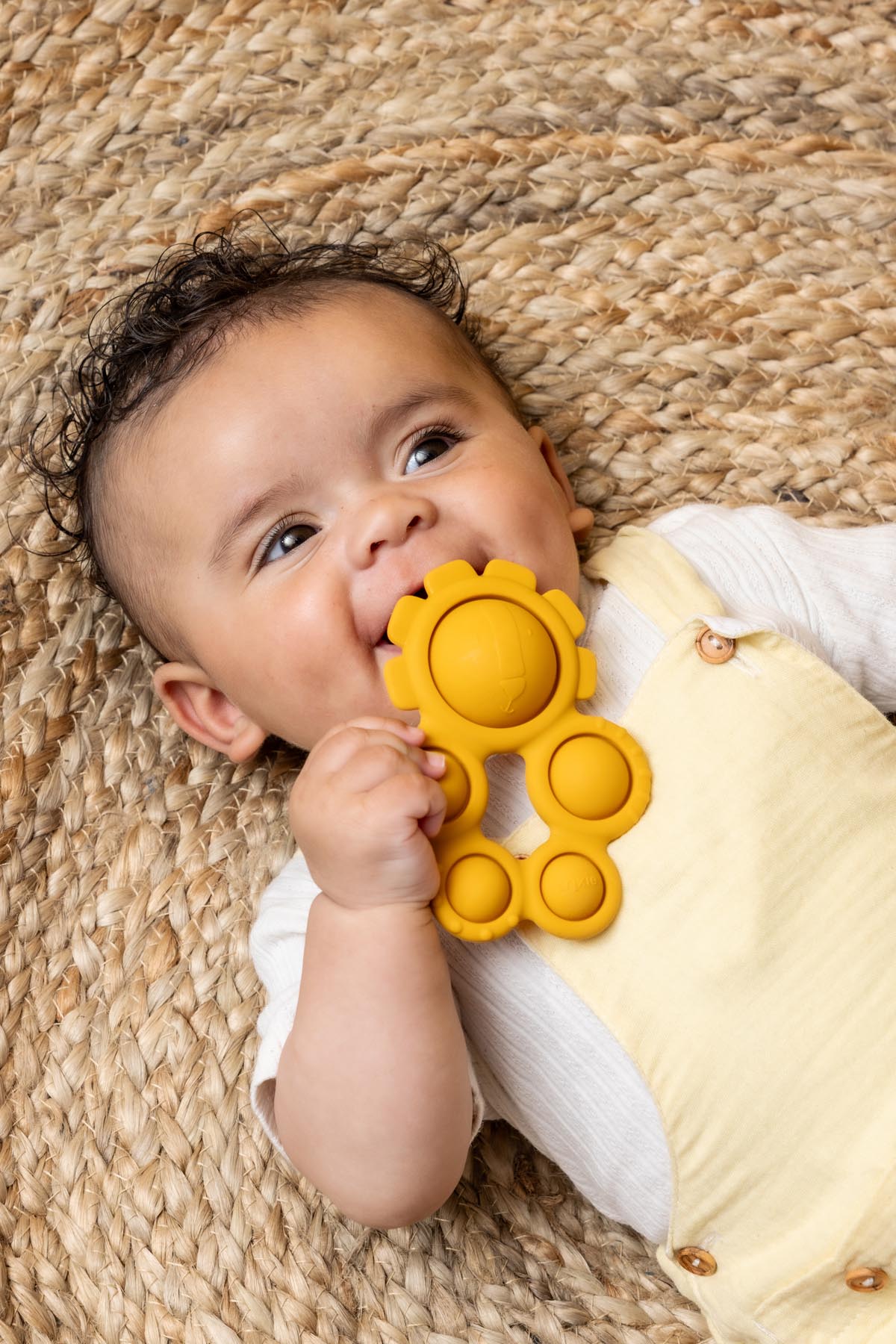 Trixie Baby Jouets sensoriels Mr. Lion jouet pop-it en silicone alimentaire