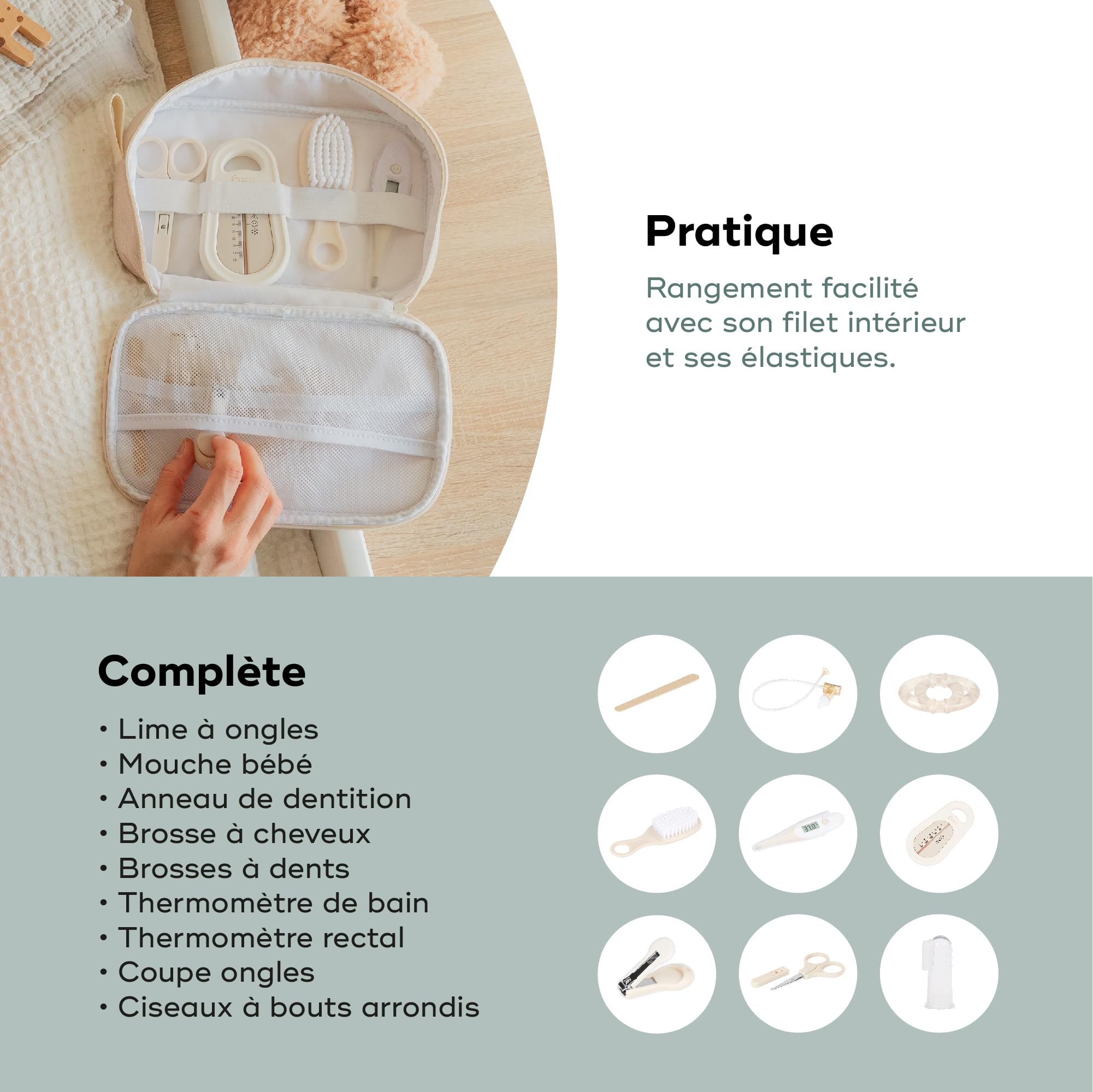 Babymoov Moov / Moov & trousse de soin bébé 9 accessoires nomade