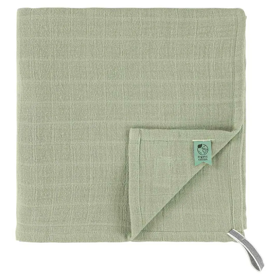 Trixie Baby Langes en mousseline Lange en mousseline 110x110cm Bliss Sage coton bio