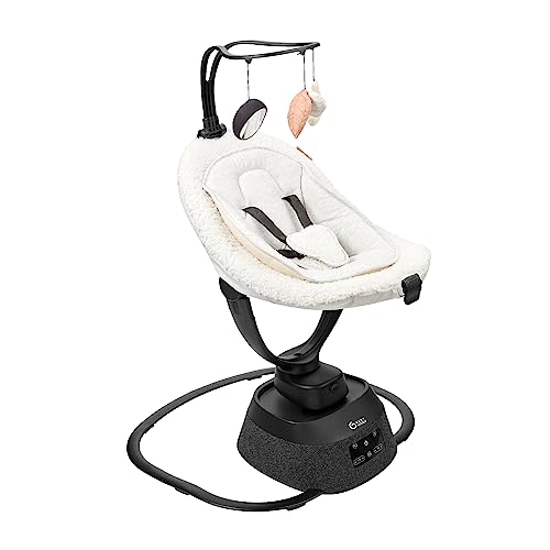 Babymoov Swoon Evolution Curl White balancelle électrique bébé