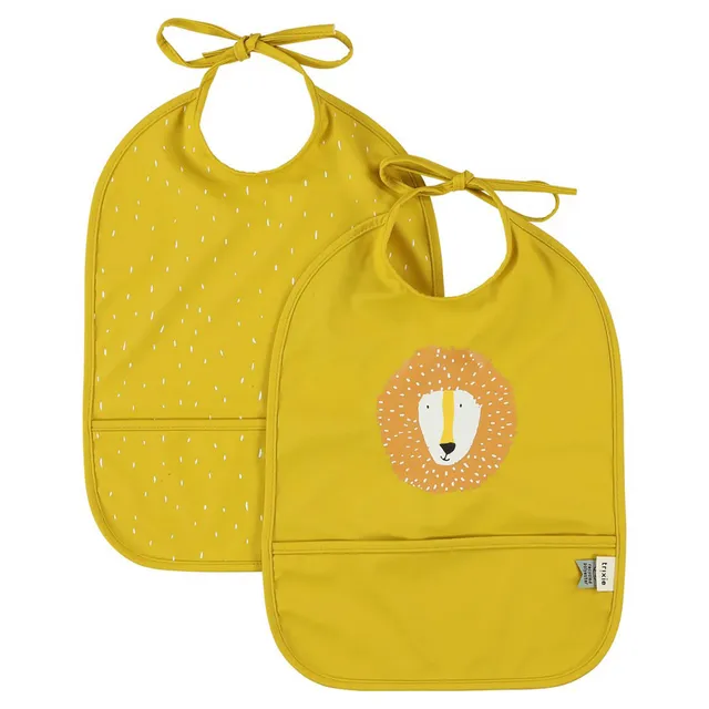 Trixie Baby Bavoirs Bavoir imperméable 2 pièces Mr. Lion