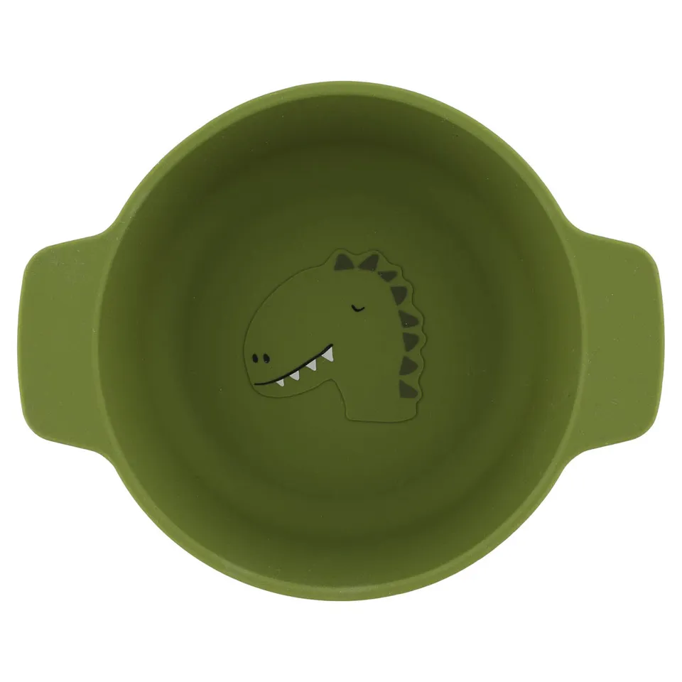 Trixie Baby Vaisselle bol à manger Mr. Dino en silicone