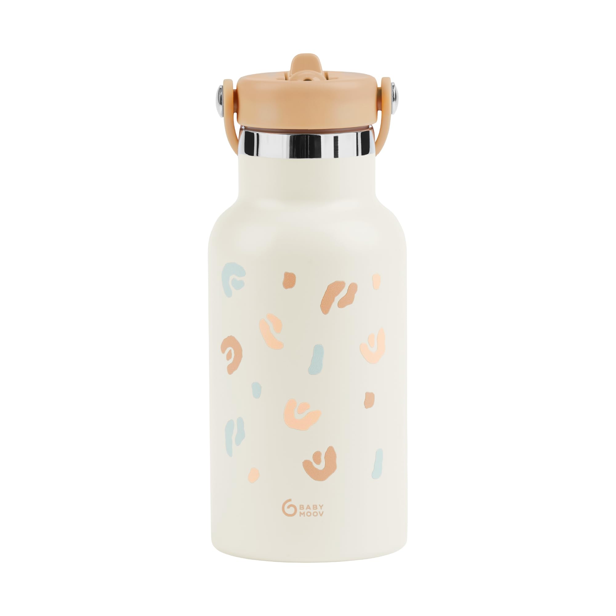 Babymoov gourde enfant isotherme inox 350 ml avec paille