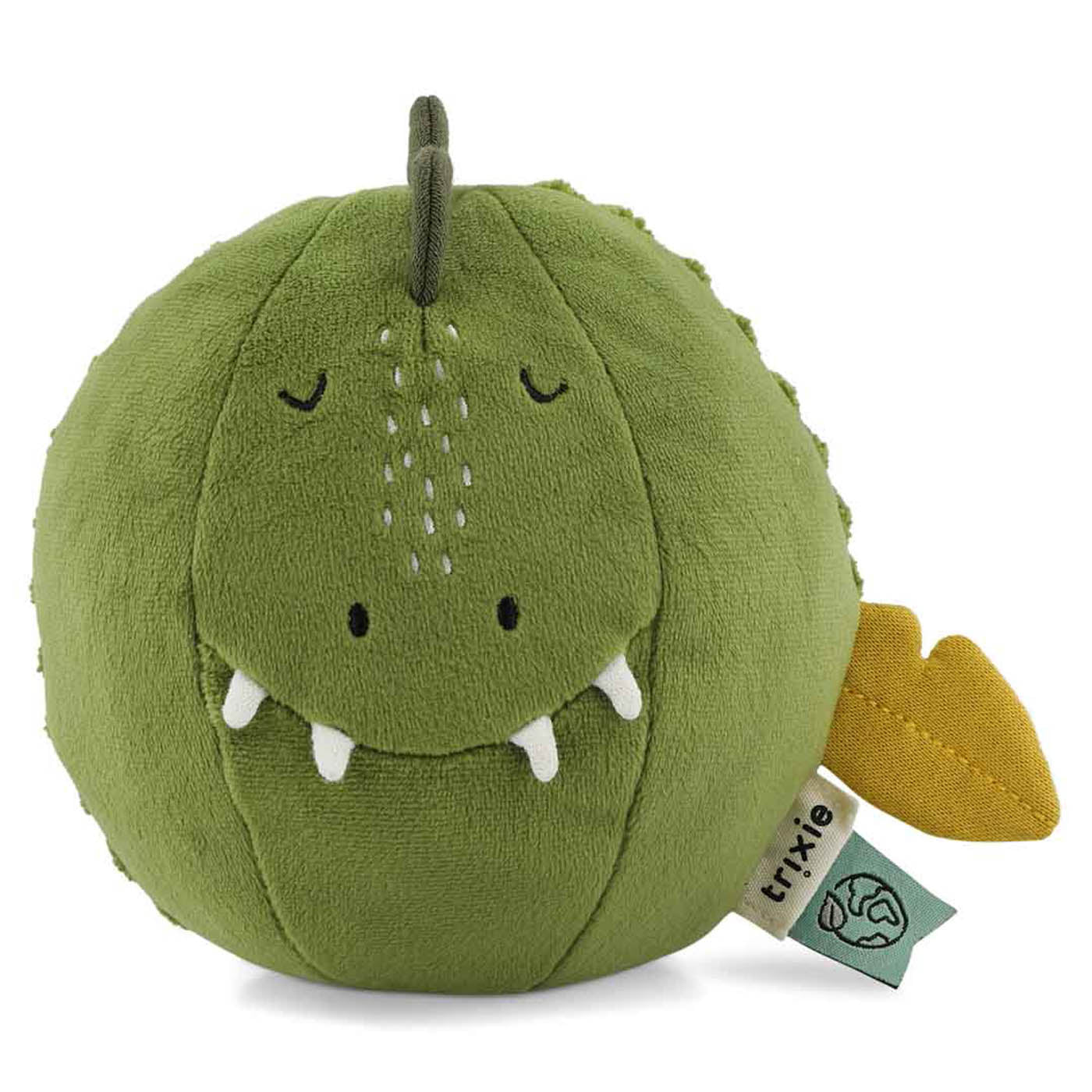 Trixie Baby Jouets d'activités Balle sonore Mr. Dino avec clochette
