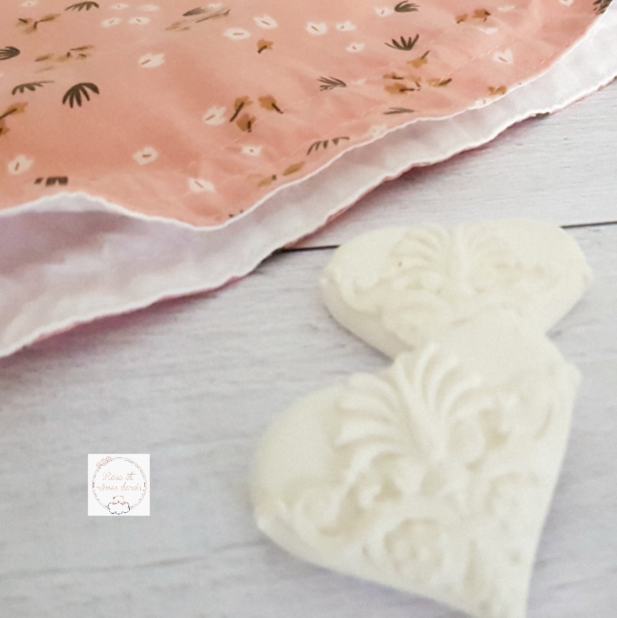 Rose et rêves dorés Pochons Sucre d’orge pochon coton