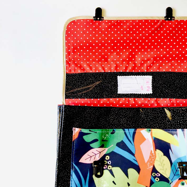 PIOLOU Le Cartable Primaire Cartable CP noir jungle léger renforcé