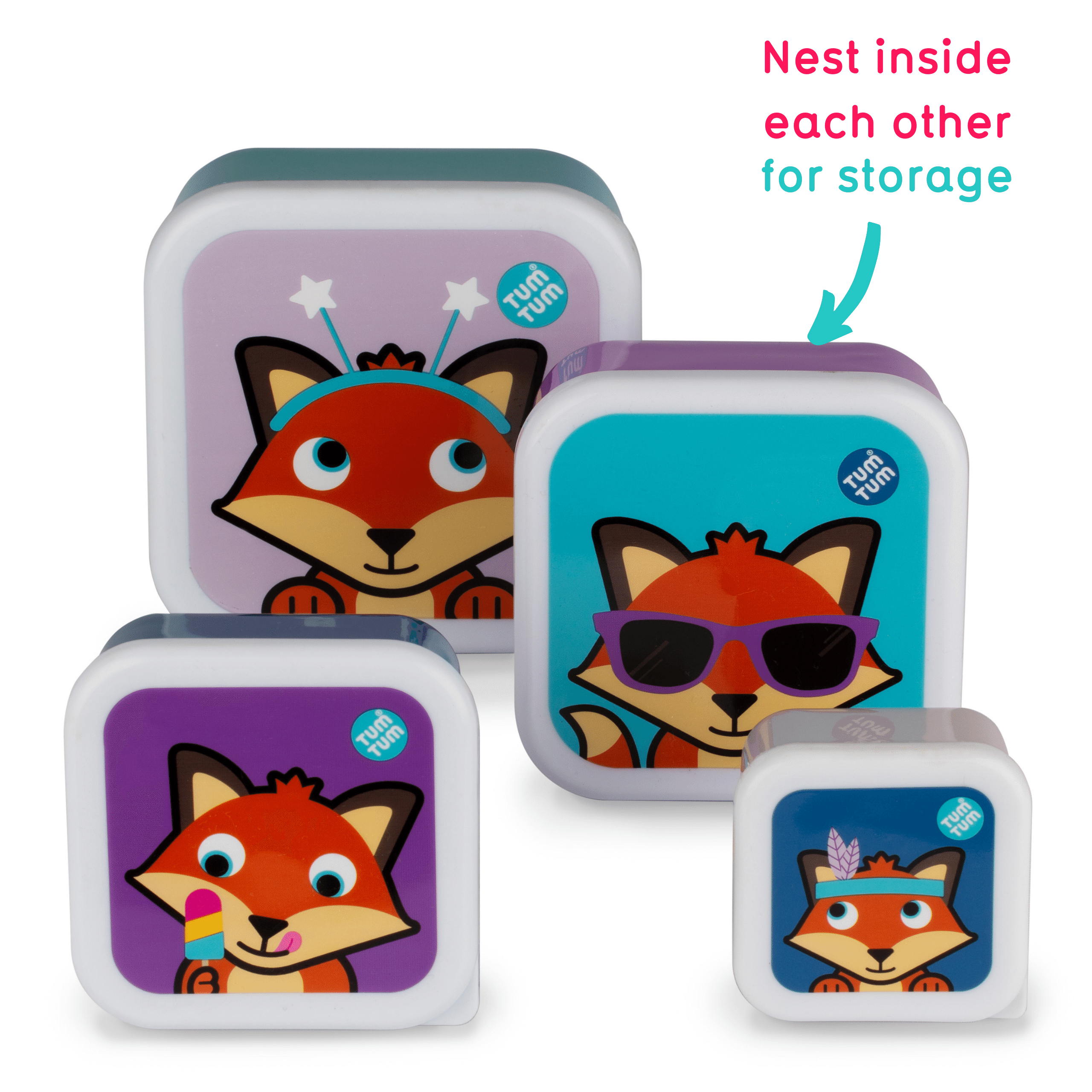 Tum Tum Lunch Bags Kids Lunch Bag Bundle Felicity Fox sac déjeuner enfant