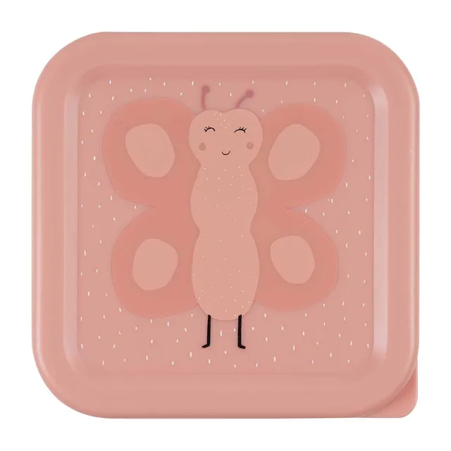 Trixie Baby Boîtes à goûter et boîtes repas Mrs. Butterfly 3 boîtes