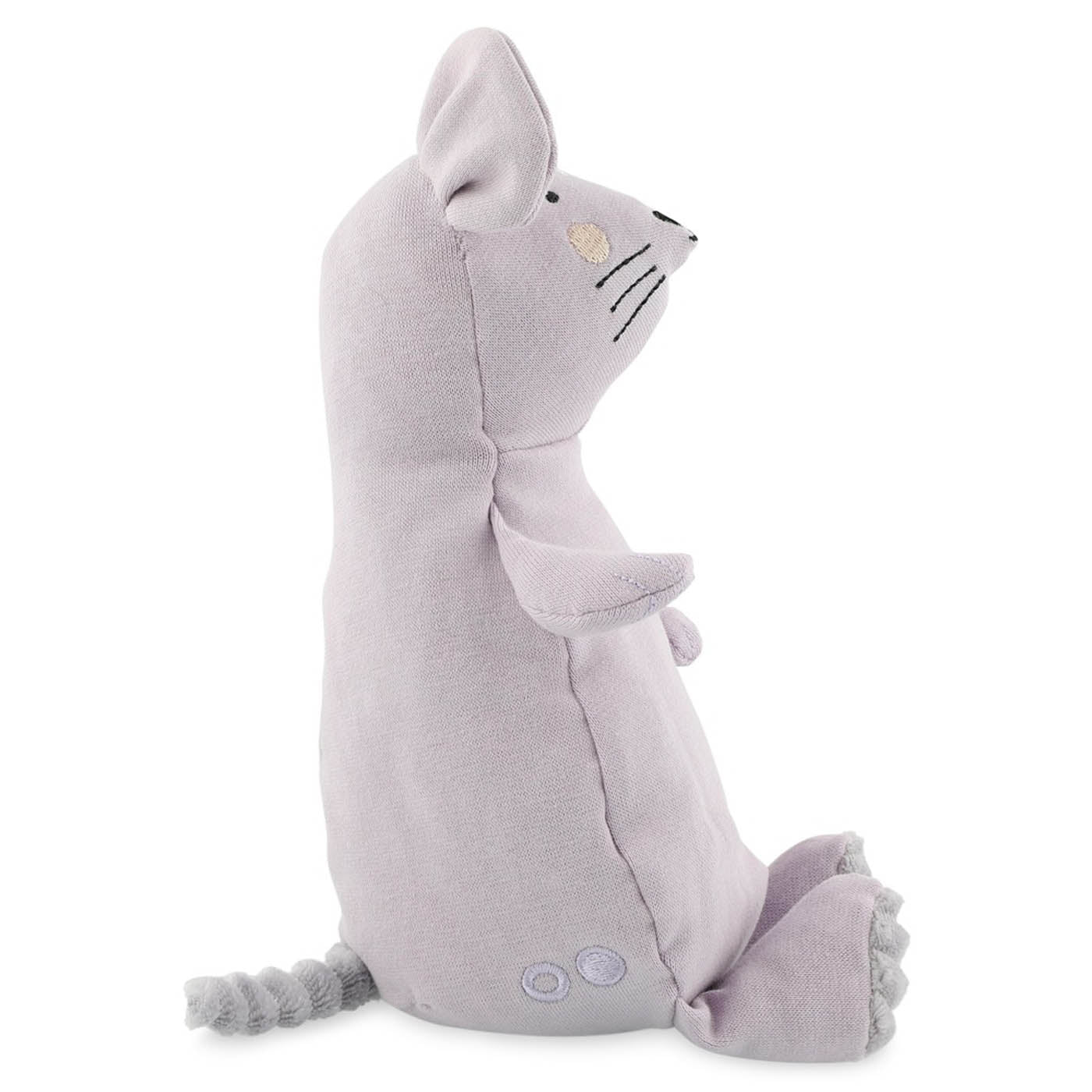 Trixie Baby Premiers jouets Peluche petite Mrs. Mouse 26 cm coton bio