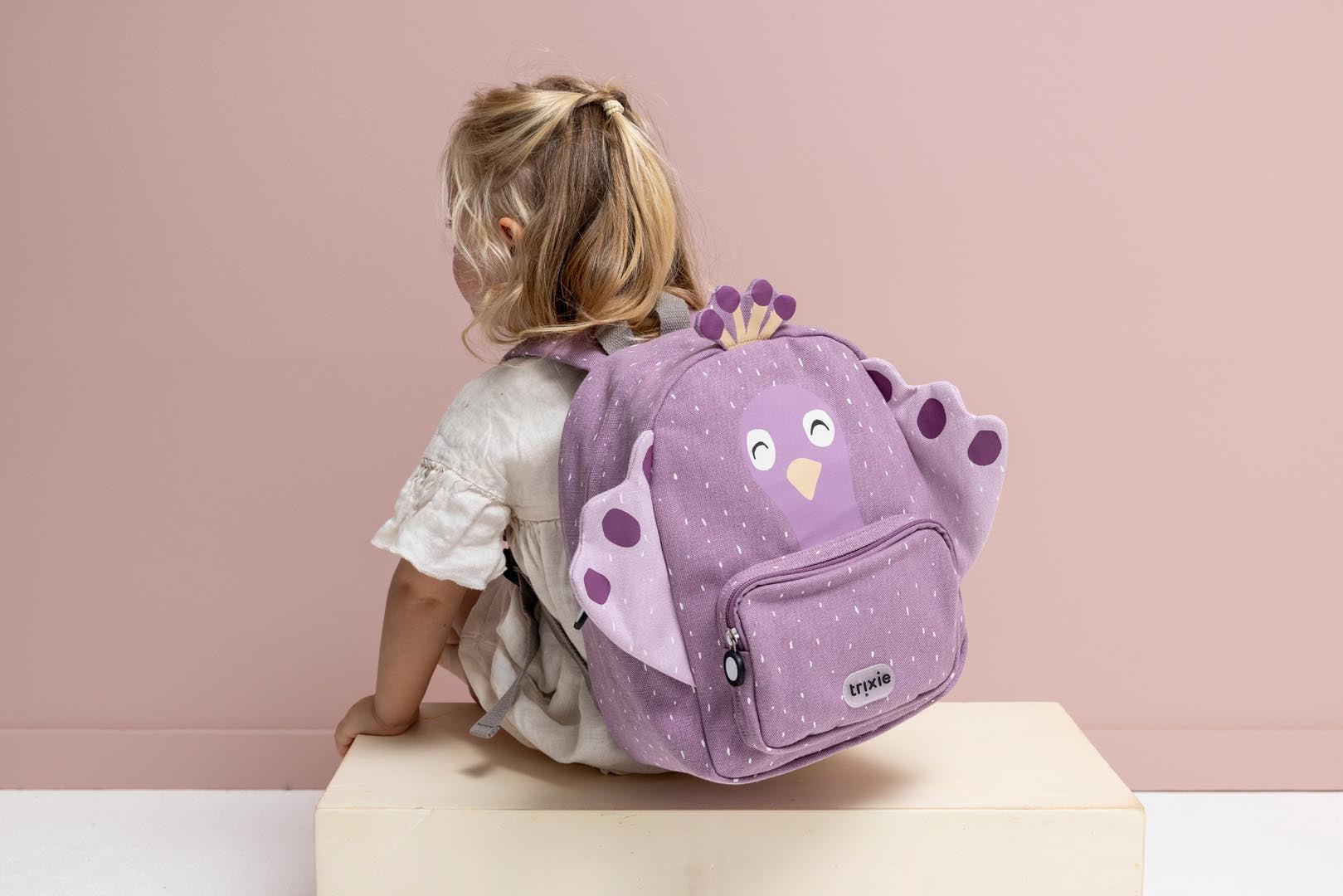 Trixie Baby Sacs à dos Mrs. Peacock sac à dos enfant déperlant