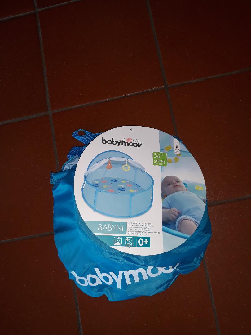 Babymoov Babyni aire de jeux bébé Marinière anti-UV FPS 50+