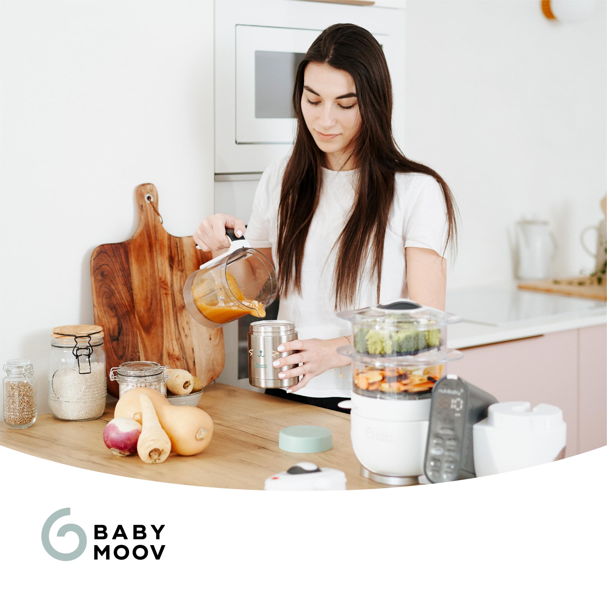 Babymoov Isy / Babybols EAT'S ISY boîte isotherme 350 ml inox hermétique