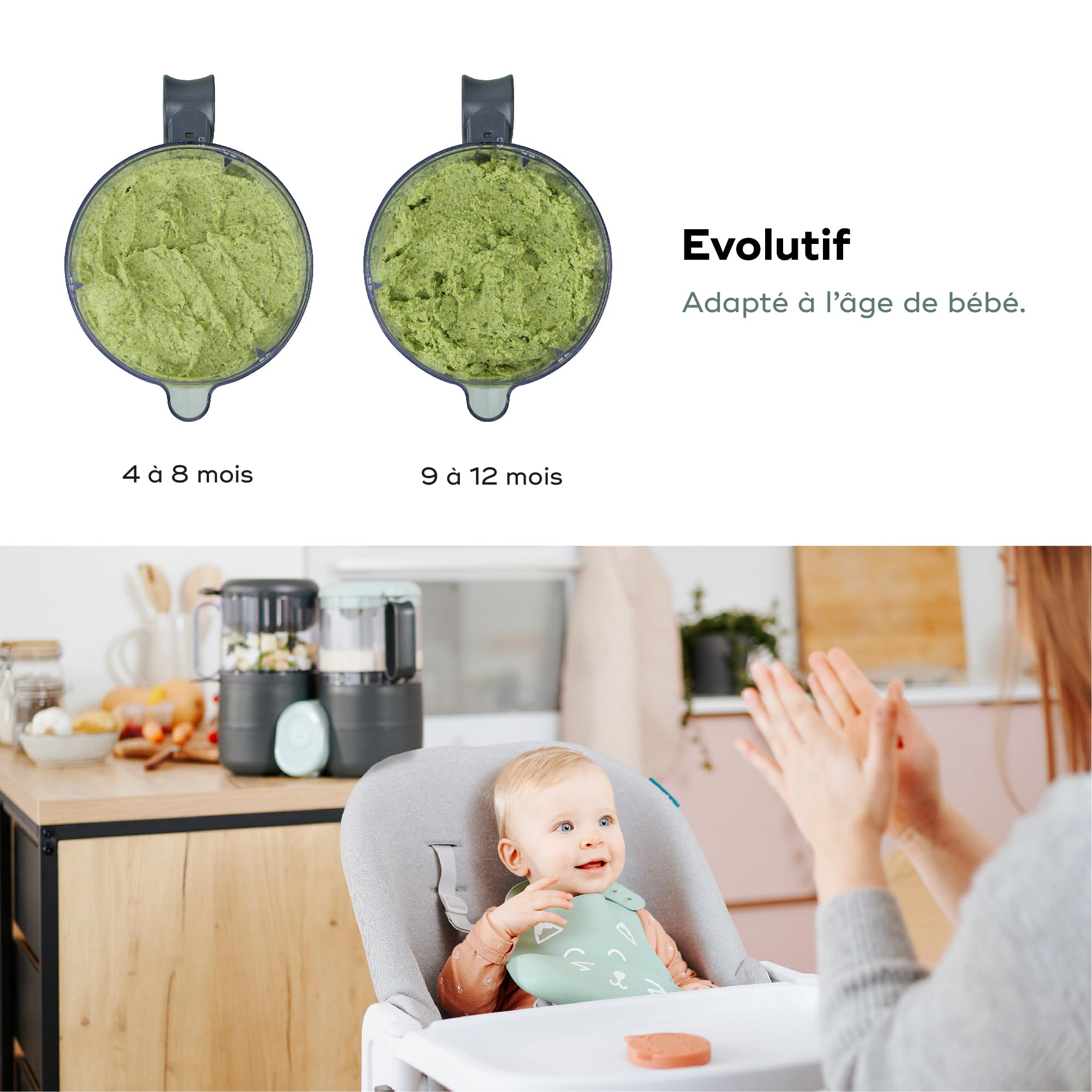 Babymoov Nutribaby One robot cuiseur bébé 2 L vapeur