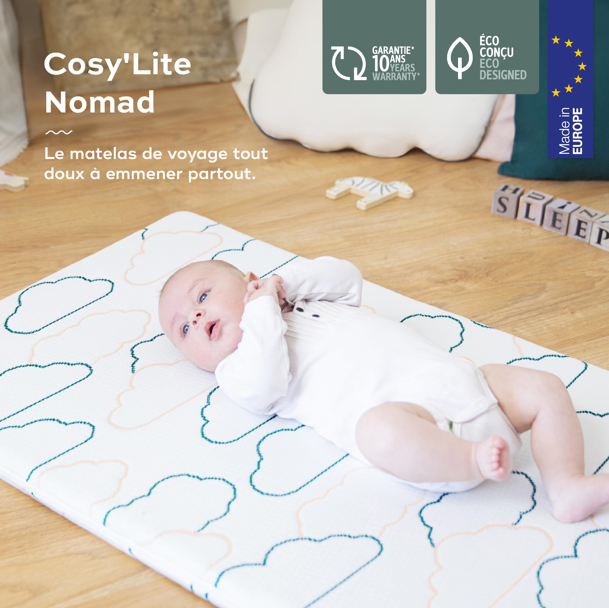 Babymoov Moov / Moov & Cosy'Lite Nomad matelas de voyage 60 × 120 cm