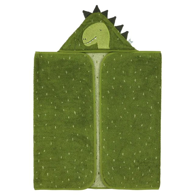 Trixie Baby Capes de bain Cape de bain Mr. Dino 70 x 130 cm coton bio