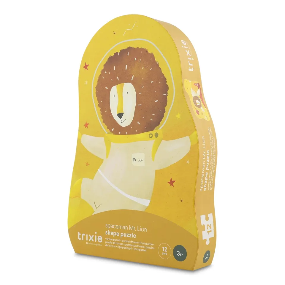 Trixie Baby Jeux puzzles & livres Astronaute Mr. Lion puzzle à forme 12 pièces