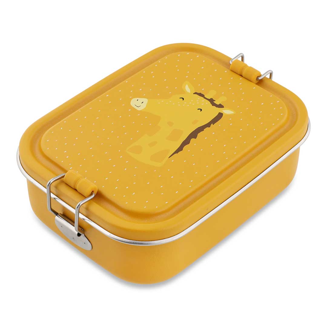 Trixie Baby Boîtes à goûter et boîtes repas Boîte repas petite Mr. Giraffe inox