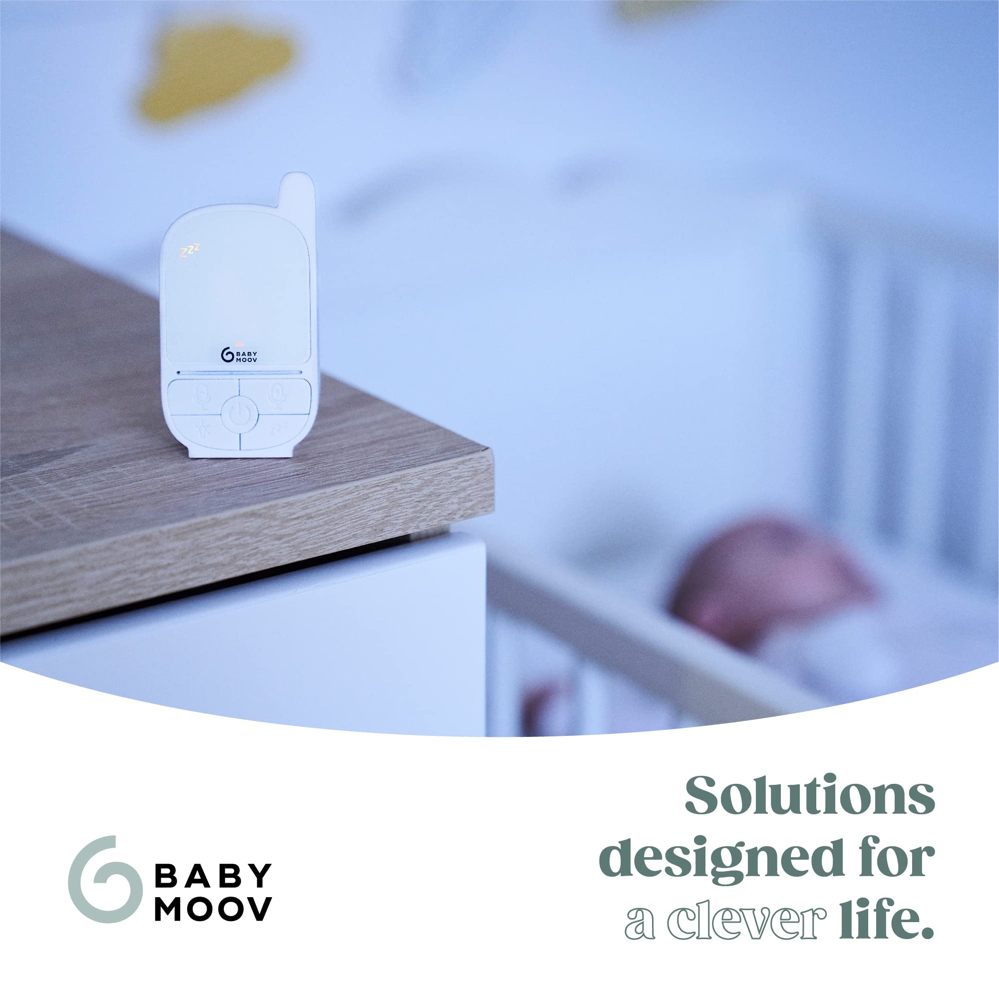 Babymoov YOO Handy Care babyphone audio portée 500 m avec veilleuse